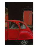 Red Citroen Photographic Print by Andrew Fare