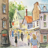 Rue du Tresor Print by Jean-rock Labrie