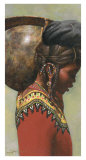 African IV Posters by Joaquin Moragues