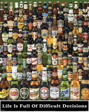 Beer Bottles (Decisions) - Poster Beer Bottles (Decisions) - Poster