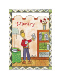 Rooms, Library Poster by Marta Arnau
