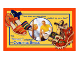 Carefree Shoes Lámina giclée por Kate Ward Thacker