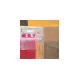 Diptychon I, Yellow and Red Premium Giclee-trykk av Gudrun Bramsiepe