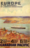 Europe by the Panoramic Saint-Lawrence River Route Prints