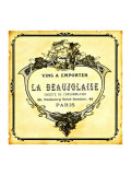 Beaujolaise Wine Label Giclee Print