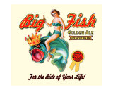 Big Fish Golden Ale Giclee Print