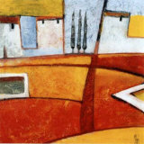 Village at Noon Posters by Nicola Resmini