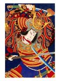 Fighting Samurai Giclee Print