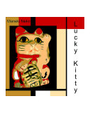 Maneki Neko the Lucky Kitty Giclee Print by erichan 