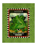 Lettuce Seed Pack Giclee Print