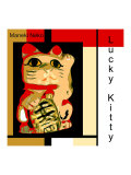 Maneki Neko the Lucky Kitty Giclee Print by erichan 
