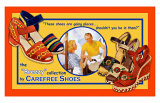 Carefree Shoes Lámina giclée por Kate Ward Thacker