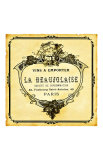 Beaujolaise Wine Label Giclee Print