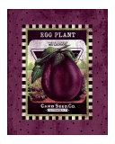 Eggplant Seed Pack Giclee Print