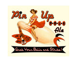 Pin Up Pale Ale Giclee Print