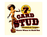 7 Card Stud Premium Lager Giclee Print