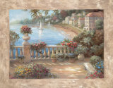 Mediterranean Terrace II Poster by Vivian Flasch
