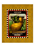 Summer Squash Seed Pack Giclee Print