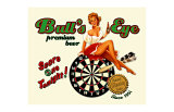 Bull's Eye Premium Beer Giclee Print