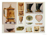 A Selection of Designs from the House of Carl Faberge Reproduction procédé giclée par Carl Faberge