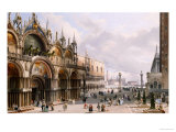 St. Mark's and the Doge's Palace, Venice Reproduction procédé giclée par Carlo Grubacs