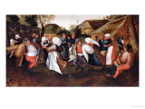 The Wedding Dance Giclee Print by Marten Van Cleve