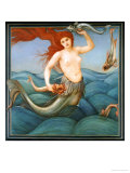 A Sea-Nymph Giclee Print by Edward Burne-Jones