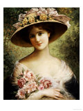 The Fancy Bonnet Giclée-Druck von Emile Vernon
