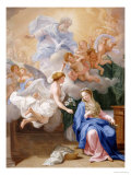 The Annunciation (panel) Lámina giclée por Giovanni Odazzi