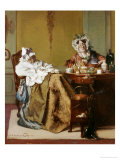 Making Medicine for the Ill Sister Giclee Print by Alexander Hugo Bakker Korff