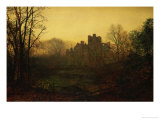 An October Afterglow Giclée-Druck von John Atkinson Grimshaw