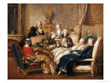 La Lecture De Moliere Giclee Print by Jean-francois De Troy