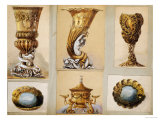 A Selection of Designs from the House of Carl Faberge Giclee Print by Carl Faberge