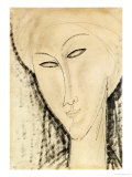 Head of a Woman Giclee Print by Amedeo Modigliani