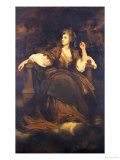 Mrs. Siddons as "The Tragic Muse" Reproduction procédé giclée par Joshua Reynolds
