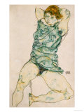 Reclining Woman Giclee-vedos tekijänä Egon Schiele Reclining Woman Giclee-vedos tekijänä Egon Schiele