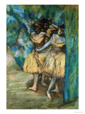 Three Dancers, with a Backdrop of Trees and Rocks Lámina giclée por Edgar Degas Three Dancers, with a Backdrop of Trees and Rocks Lámina giclée por Edgar Degas