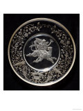 A J.& L. Lobmeyr Engraved Circular Dish Giclee Print by Franz Ullman