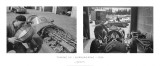 Tuning Up, Nurburgring, 1954 Plakat autor Leigh Wiener