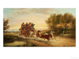 The Oxford to London Mail Coach Giclee Print by John Charles Maggs