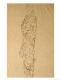 Woman in a Kimono reproduction procédé giclée par Gustav Klimt