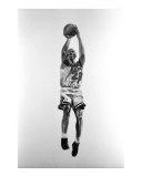 Michael Jordan Giclee-trykk av chet buckley