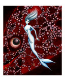 Big Fish Little Fish Giclee Print by Liza Phoenix