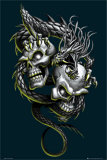 Dual Skulls Pósters Dual Skulls Pósters