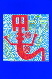 Untitled Blue, c.1984 Posters par Keith Haring
