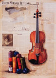 Violine with Books Pósters por Silverio Dominguez Violine with Books Pósters por Silverio Dominguez