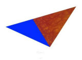 Dreieck Rost Blau Limited Edition by Juergen Freund