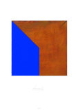 Quadrat mit Spitze Rost Blau Limited Edition by Juergen Freund