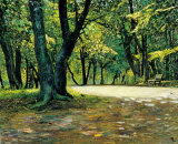 Weg mit Bank Signiert Collectable Print by Andreas Scholz