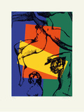 No. 4, Rectangle Orange Edición limitada por Jean Marie Haessle